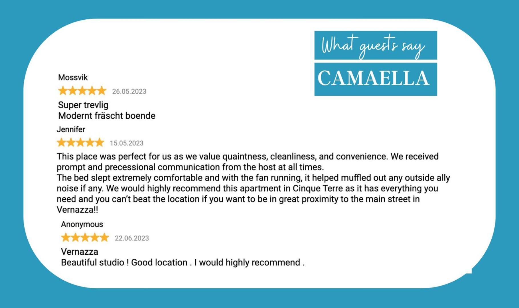 Camaella Luxury Studio Vernazza Exterior photo
